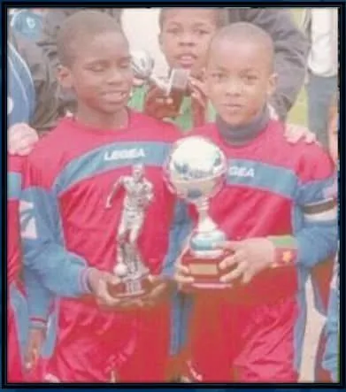The French man is a NO stranger with Trophies since childhood. As observed, he won the goal scorer award for a tournament while at AF Bobigny. 📷: Twitter