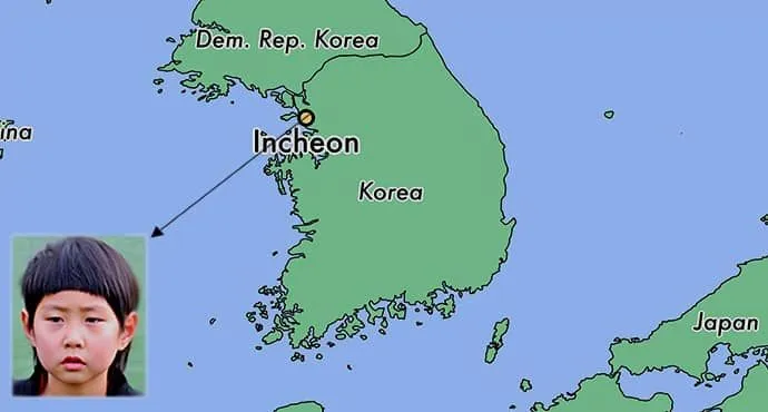 See where young Lee Kang-in grew up in Asia. 📷: WorldAtlas and Instagram.