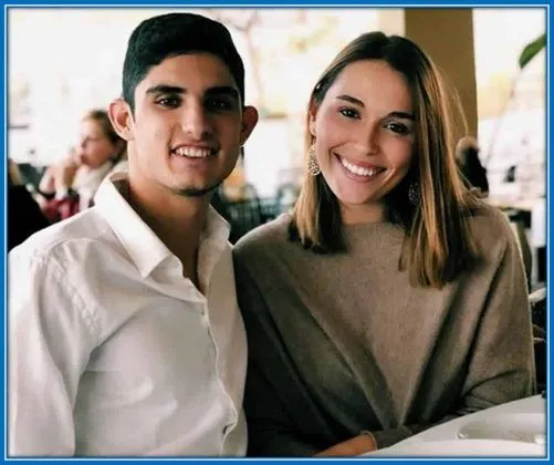 Meet Goncalo Guedes' girlfriend Madalena de Moura Neves. 📷: AS.
