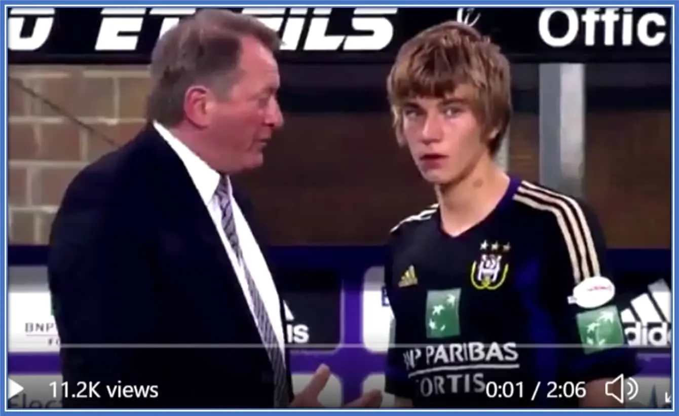 Family made the youngster choose Anderlecht.
