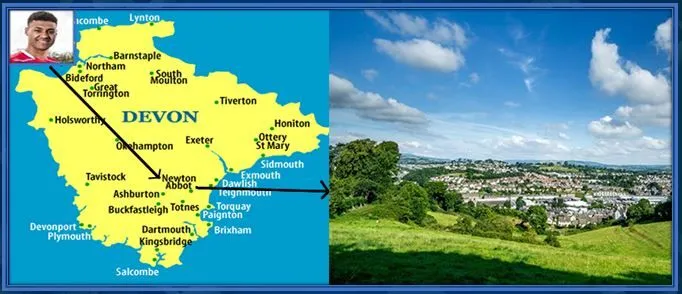 This map depicts Ollie Watkins Family Origin.
