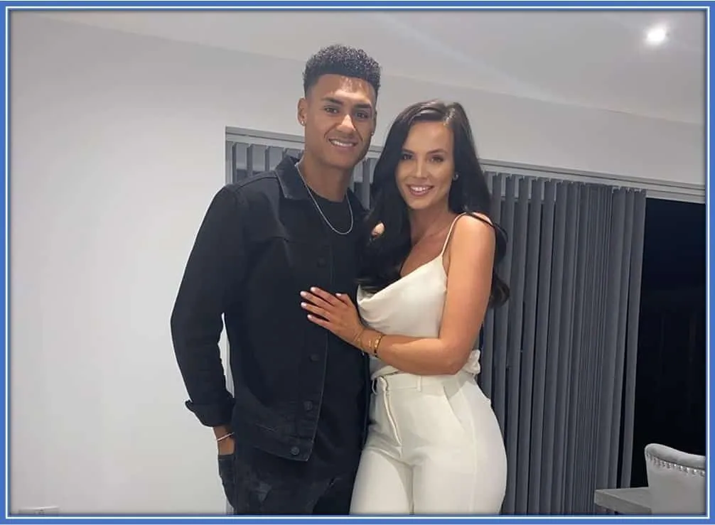 Meet the two love birds - Ellie Alderson and Ollie Watkins.