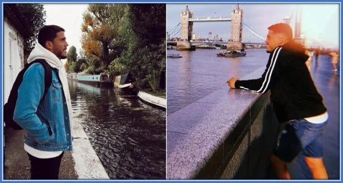 Pablo Fornals is someone who finds solace in nature: Here, he takes a break from the game for a peaceful breath.