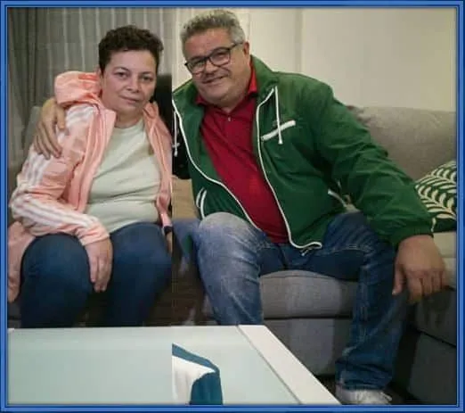 Meet Pedri's parents — his look-alike mum and chubby Dad.