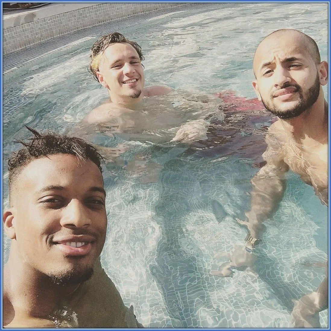 Did we mention that swimming is one of his hobbies