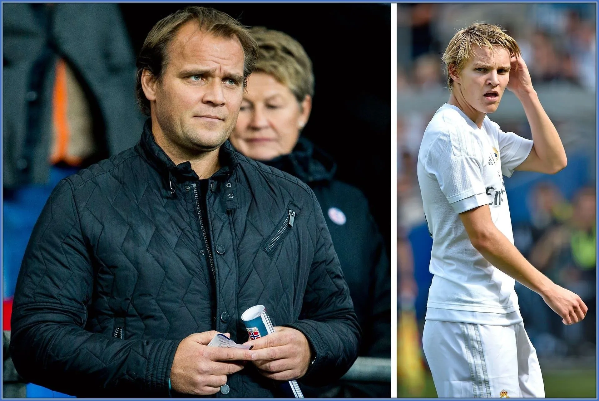 Martin Odegaard's father Erik.