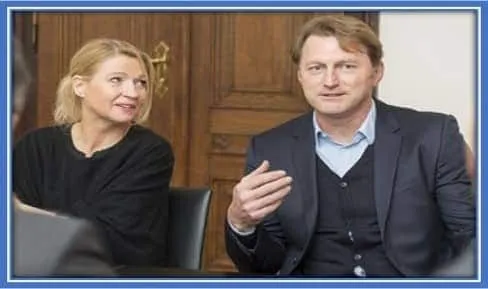 Ralph Hasenhuttl with his wife Sandra.
