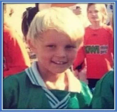 He has been into football since the age of six.