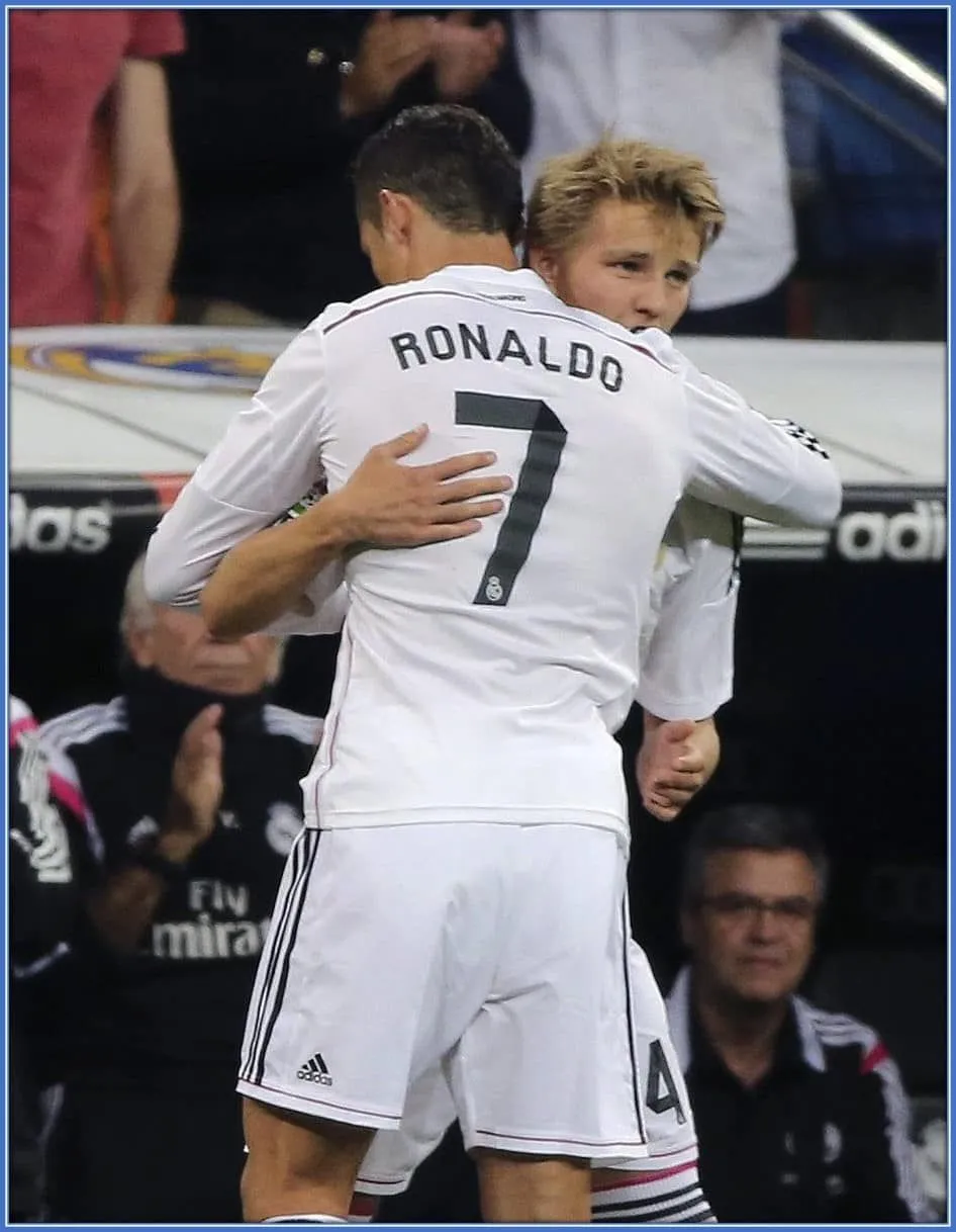 He even made his debut as a substitute for Cristiano Ronaldo.