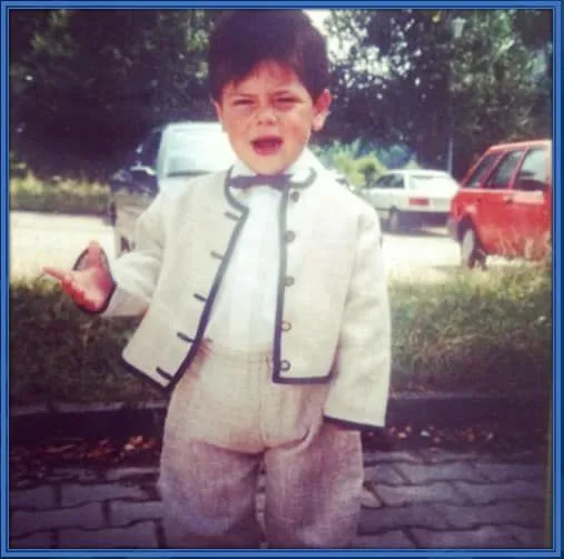 This is little Kevin in his Early Days.