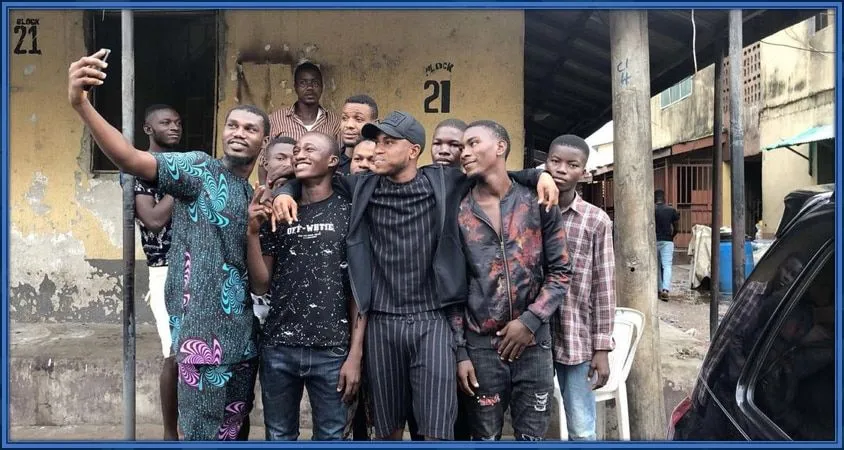 It is glad to see Ademola Lookman bonding with his relatives in Nigeria.