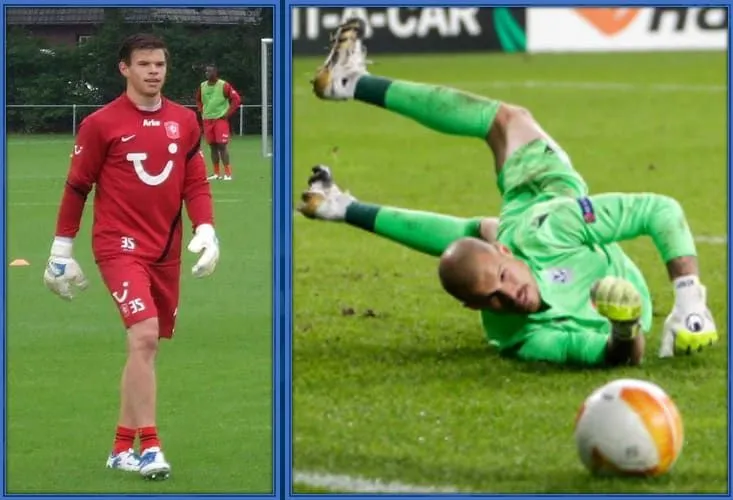 This is Jan Bednarek's big brother doing what he knows how to do best.