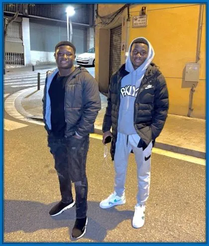 Meet Ilaix Moriba's brothers - Lass Kourouma and King Siriki Kourouma.