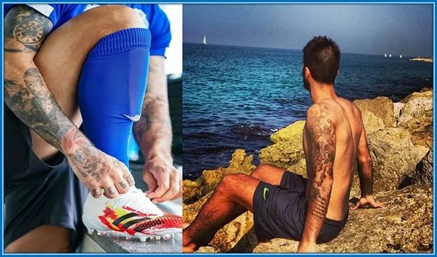 Sergio Oliveira Tattoos and their meaning.