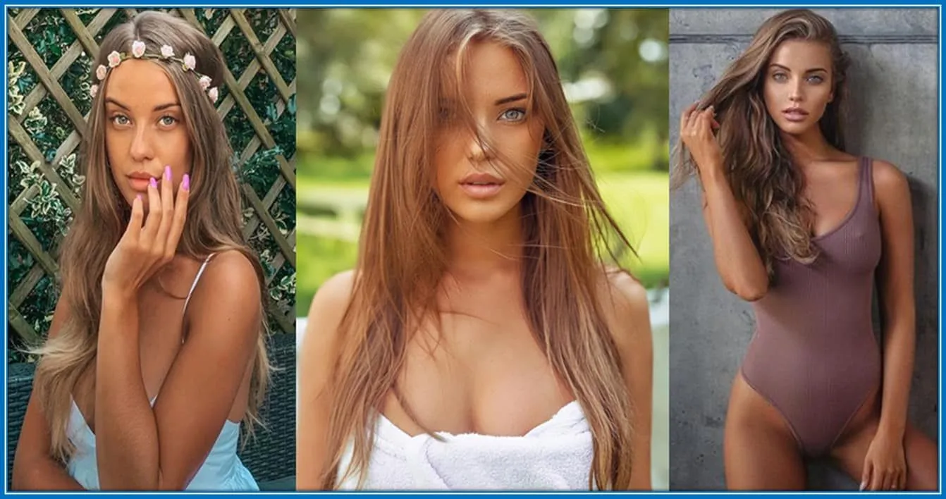 She is a lady of enamoured beauty. Her name is Julia Nowak, the apple of Jan Bednarek's eyes.