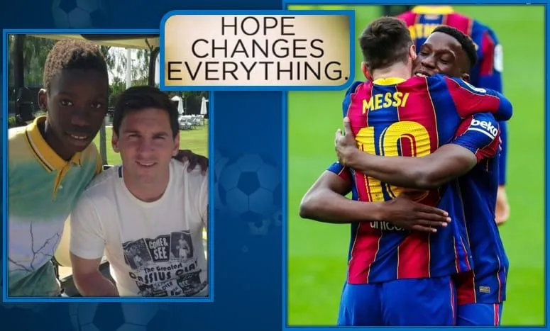 Having hope changes everything. This is the story of Ilaix Moriba.