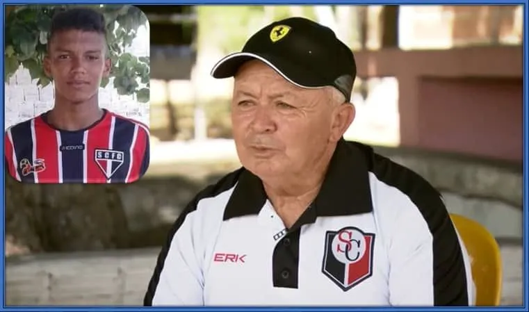 João Nobre saw a big potential in Gabriel Veron. Because of that, he treated him with care.