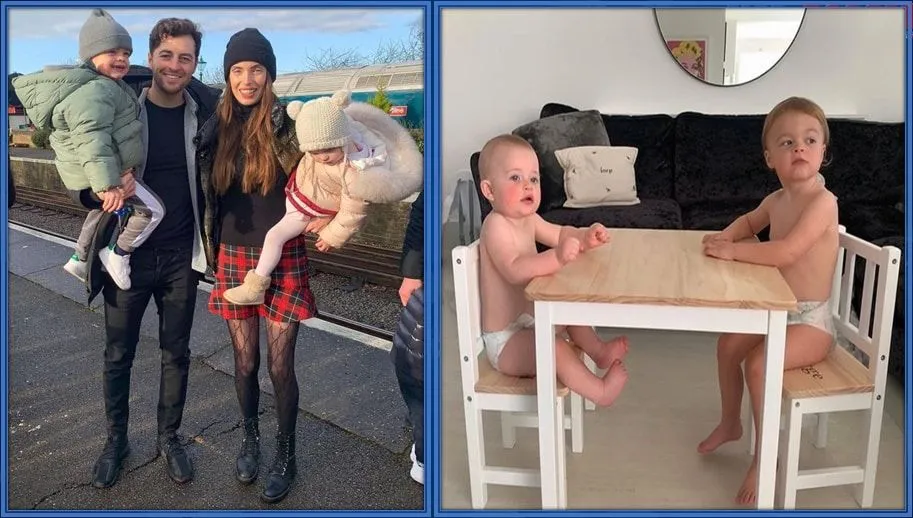Meet Ryan Mason's Children - George and Beatrice.