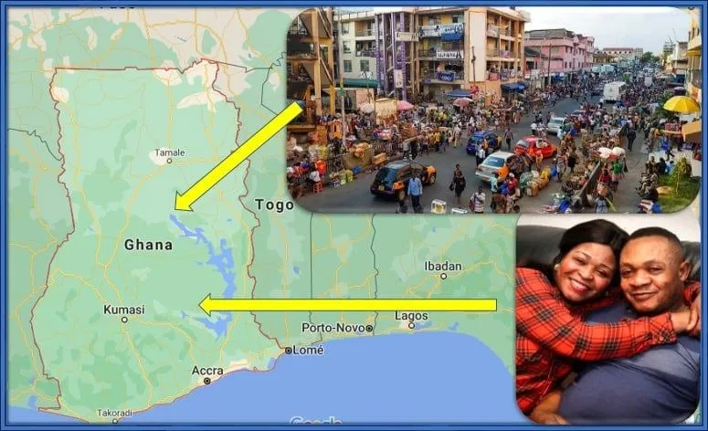 This map explains Jeremy Doku's Family origin.