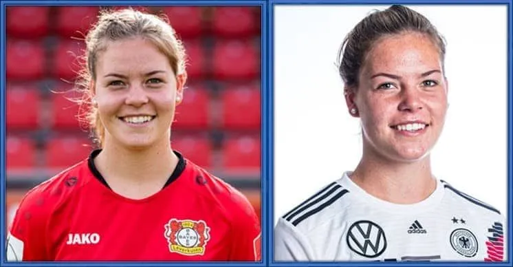Juliane, like her brother, is a professional footballer.
