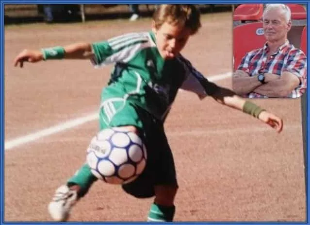 Young Florian Wirtz in his early career years.