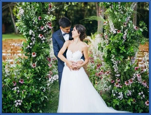 The wedding between Nuria Moreno and Gerard Moreno.