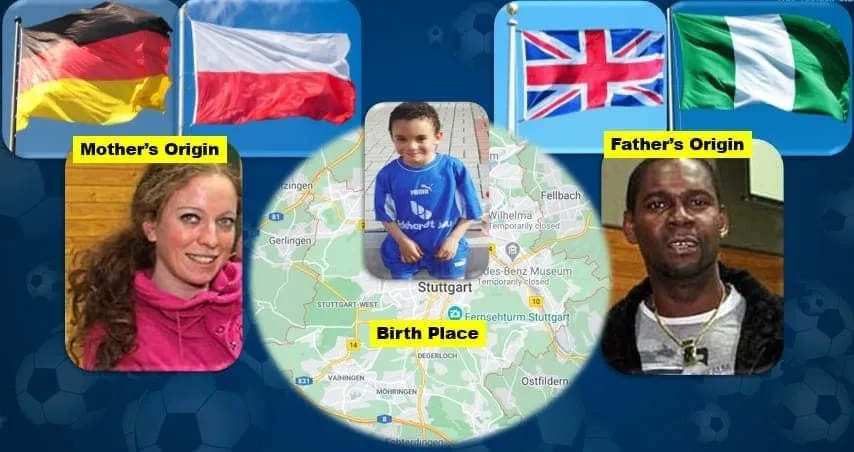 This gallery explains Jamal Musiala's Family origin and Nationalities.