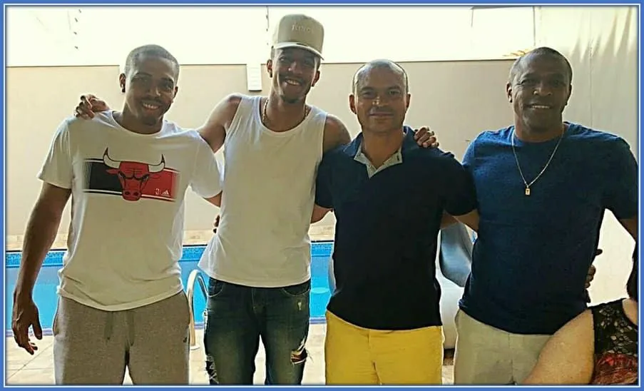 Edvaldo, Éder, Agnello and Valdo Militão (from left to right)