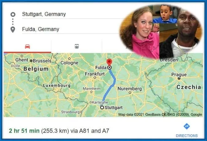 Carolin Musiala and Daniel Richard left Stuttgart for Fulda at the time little Jamal was two.