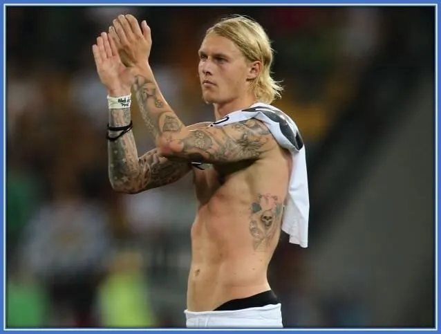 The defender's tattoo
