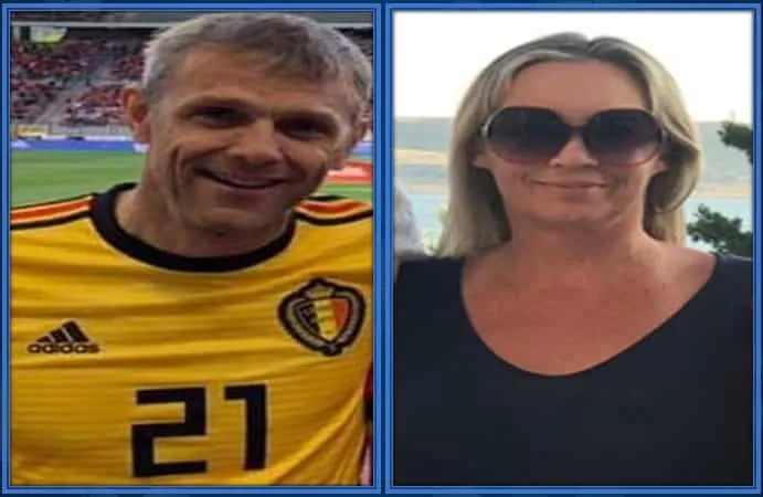 Meet Timothy Castagne's Parents - his ever beautiful Mum and his Dad who has a cute smile.