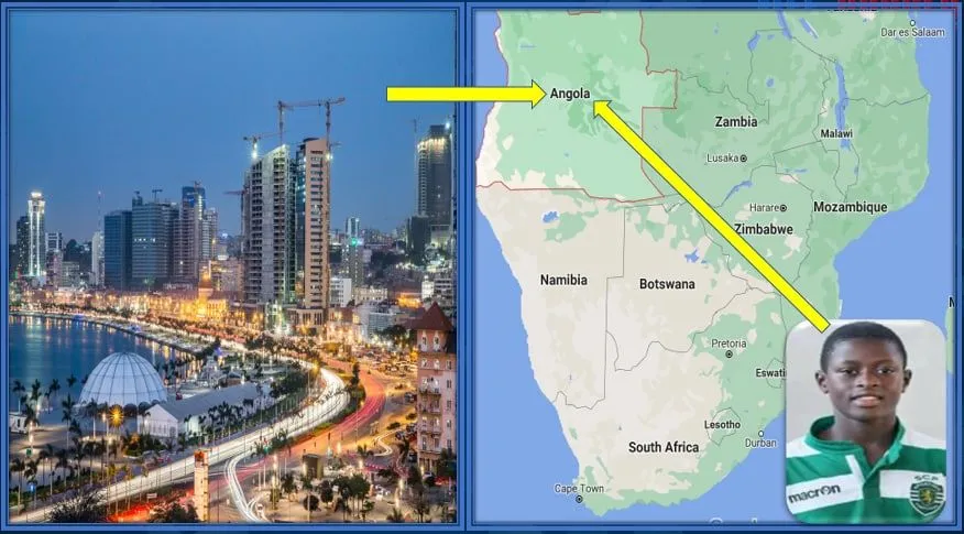 This map explains Nuno Mendes Family Origin.