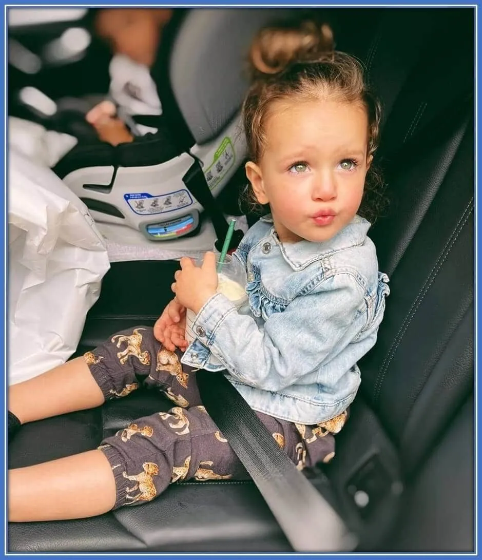 See how beautiful his daughter (Francesca) looks. Am sure you just can't take your eyes off her!
