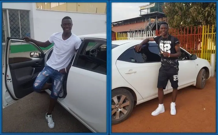Patson Daka's first car. The Toyota Camry XLE.