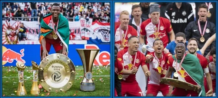 Patson Daka Success Story with Red Bull Salzburg.