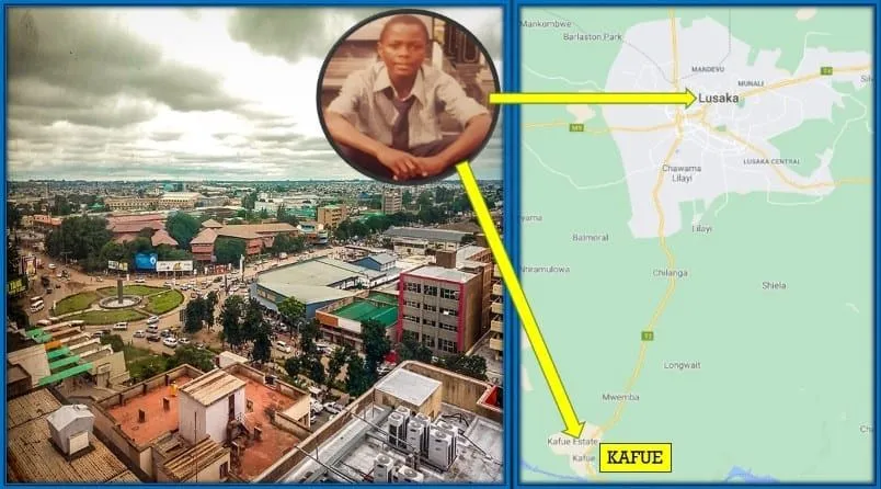 This map explains Patson Daka Family Origin.
