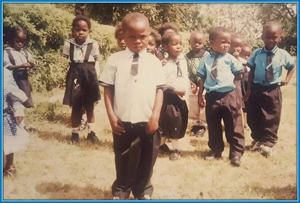 Little Patson Daka. One of his earliest childhood photos.