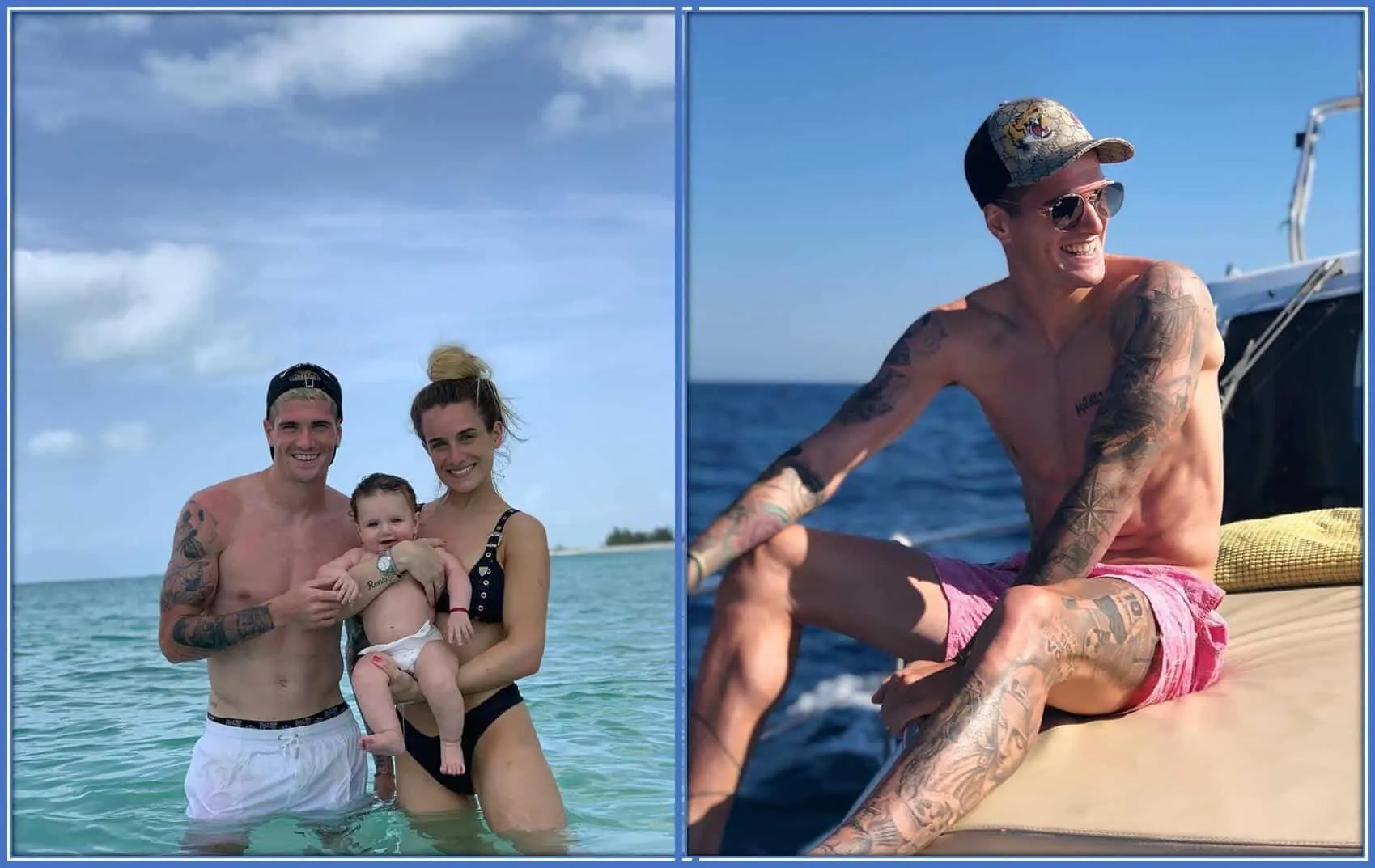 One special moment with his family. Of course, his smile reflects how much he will continue to cherish this memory.