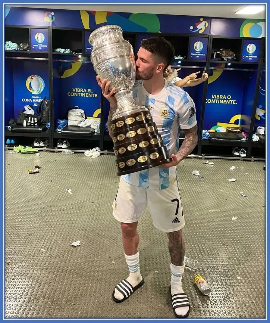 The most glorious moment thus far in his career as of July 2021.