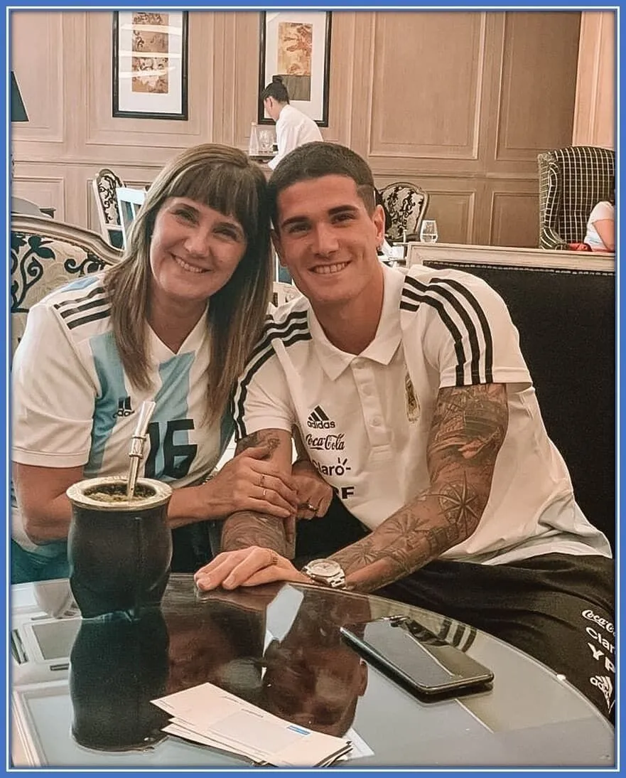 Meet his mother, Monica De Paul. You can easily tell that she is his number 1 fan.