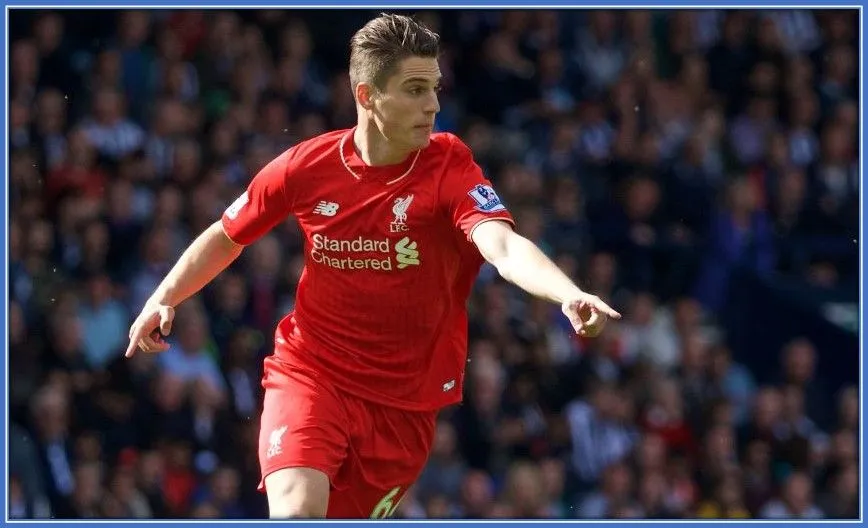 The player's days at Liverpool