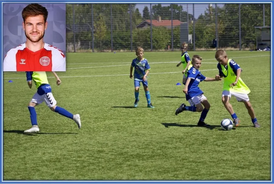 The defender's football story