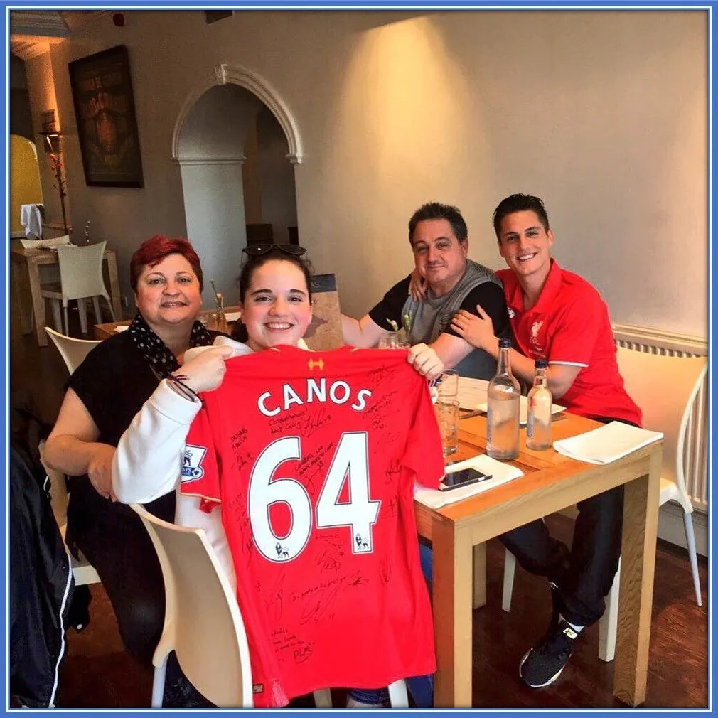 Sergi Canos family