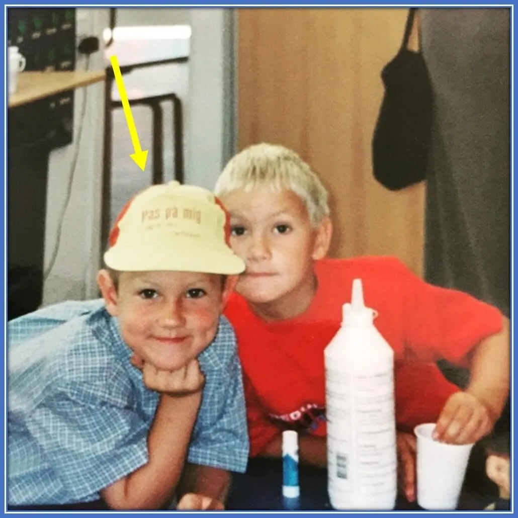 The defender's growing up days