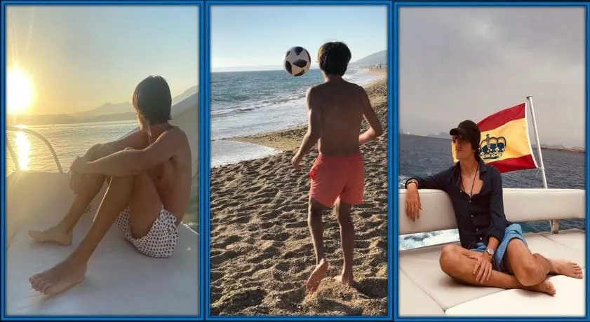 For Gil, there is nothing so special as cooling off at the seaside and taking his passion there.