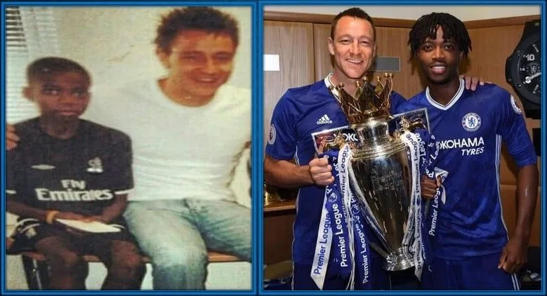 Nathaniel fulfilled his biggest dream of winning a trophy alongside his Idol.