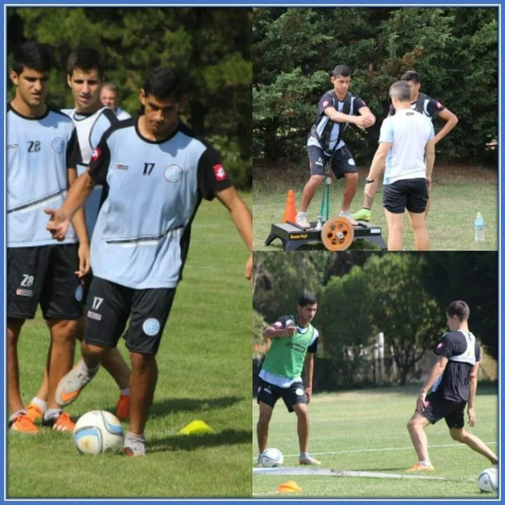 His training days in the junior squad yielded a remarkable result.