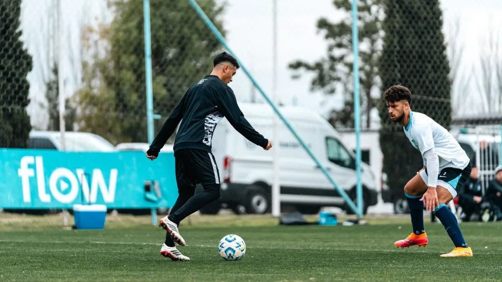 Illustrative stock photo: professional soccer athlete training