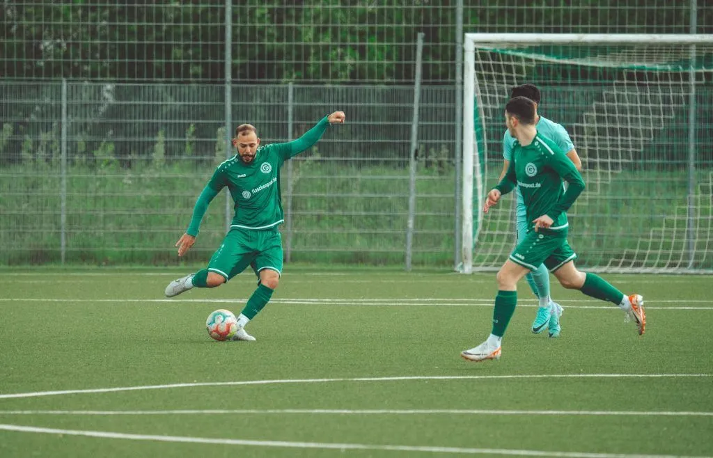 Illustrative stock photo: professional soccer training