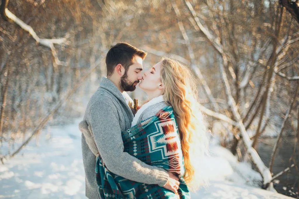 Illustrative stock photo: couple outdoors